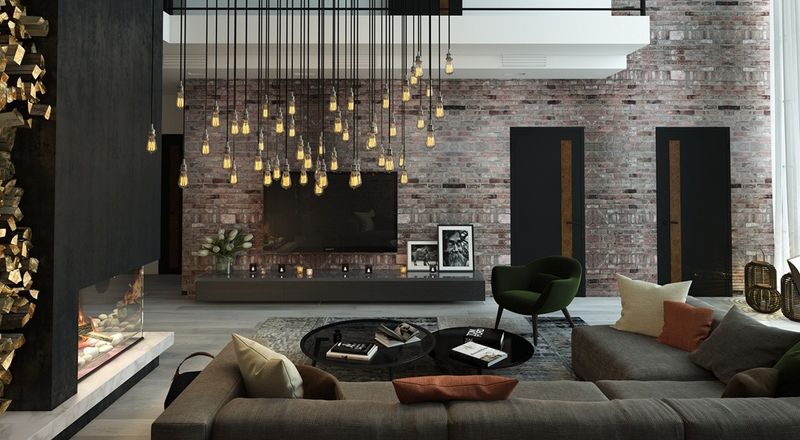 Statement lighting that complements furniture