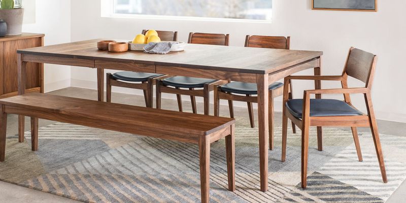 Solid wood legs and frames