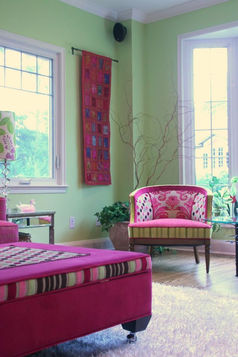 Hot Pink And Lime Green