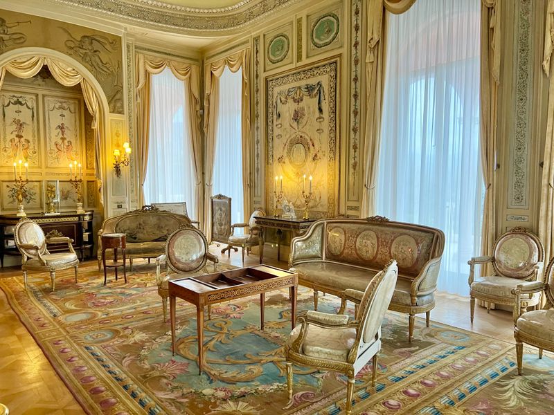 Villa Ephrussi de Rothschild Original Interiors (Saint-Jean-Cap-Ferrat, France)