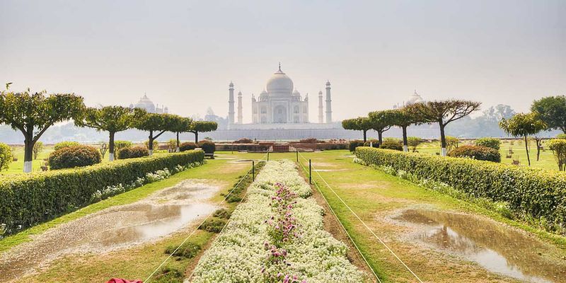 The Taj Mahal's original surrounding structures (India)