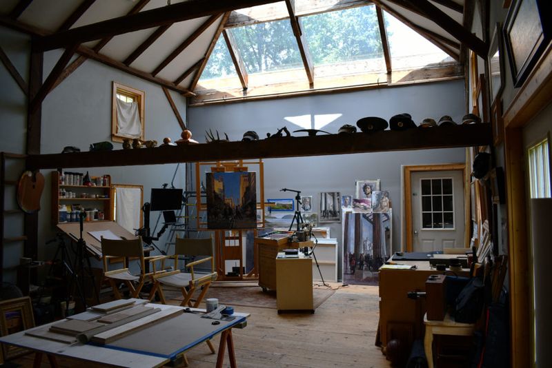The Artist's Studio With North Light