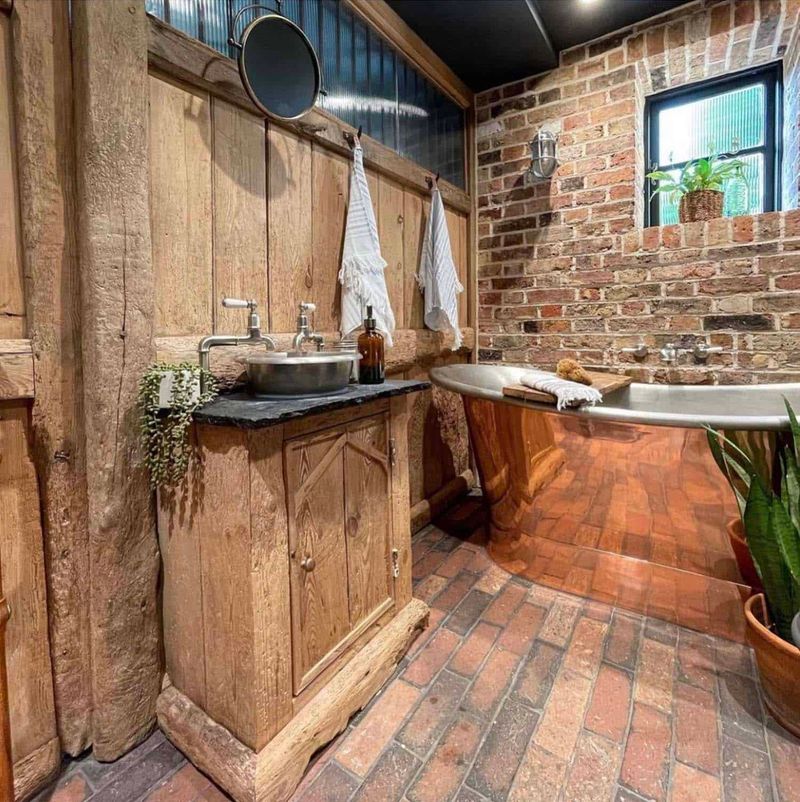 The Industrial Chic Bathroom
