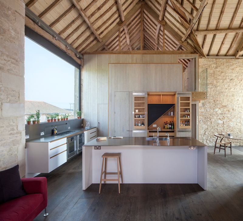The Farmhouse Kitchen With Island