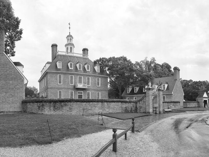 The Governor's Palace, Williamsburg, Virginia (Original Burned, Reconstructed)