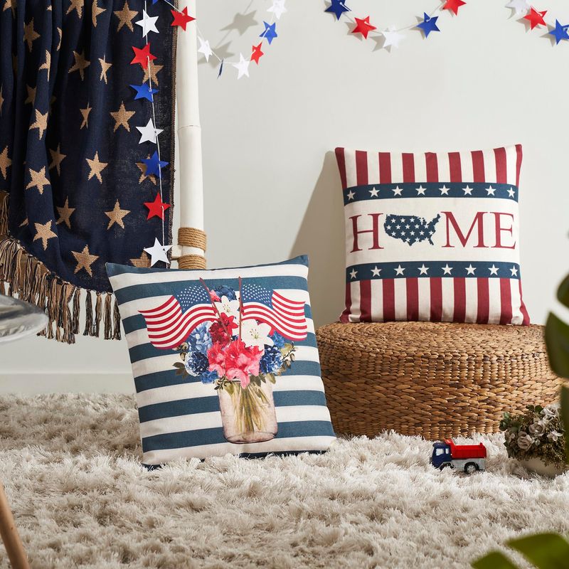 Striped Outdoor Pillows