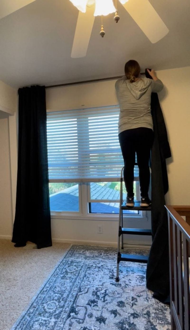 Curtains Hung Too Low