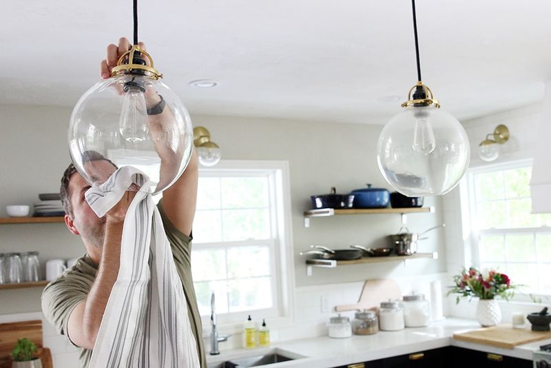 They Regularly Clean Light Fixtures