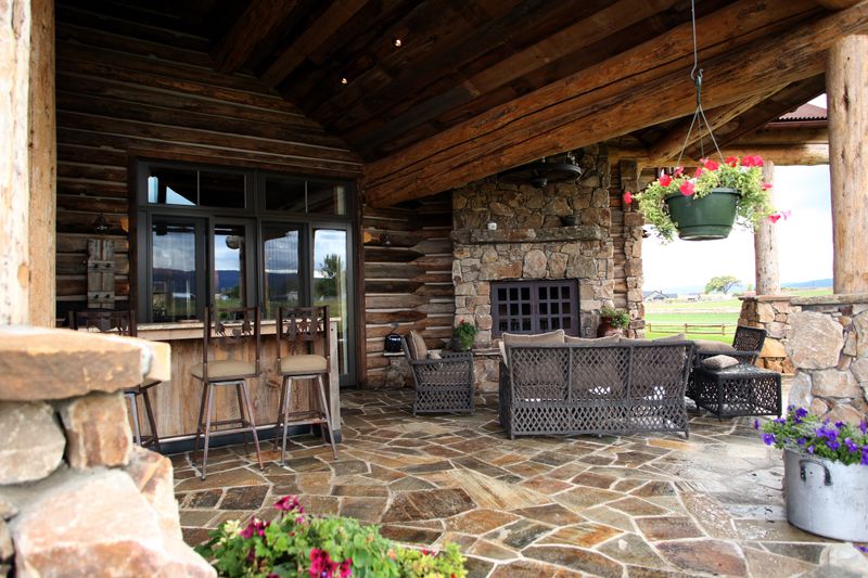 Stone And Timber Mountain Lodge Style