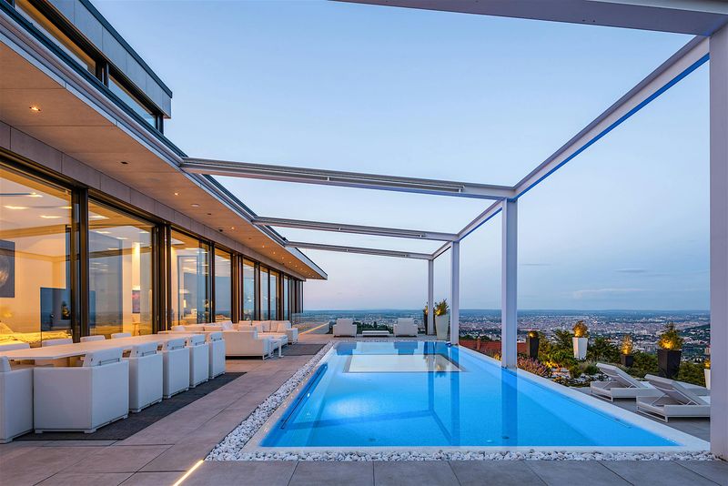 Dual Indoor-Outdoor Pool