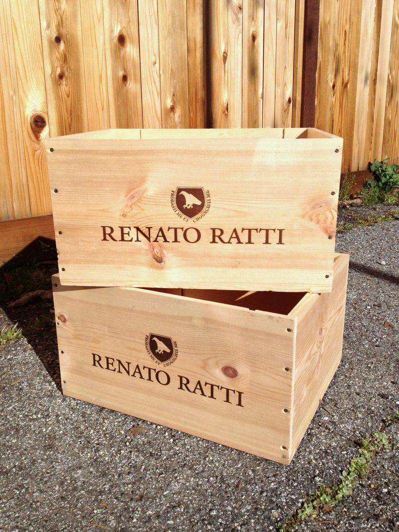 Wooden Crates With Branding