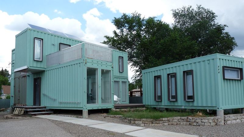Converted Shipping Containers Marketed As Modern Living