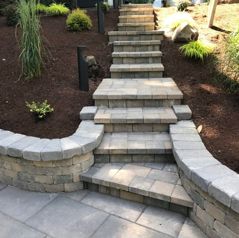 Paver Block Steps
