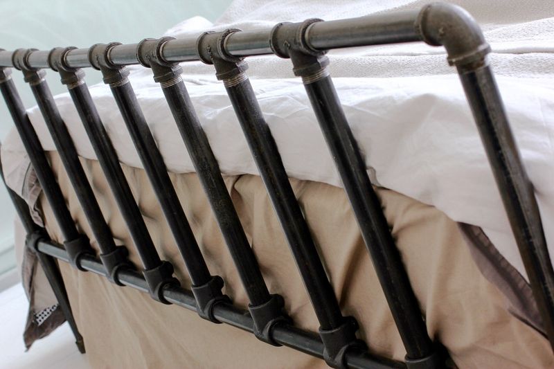 Industrial Pipe Frame Bed