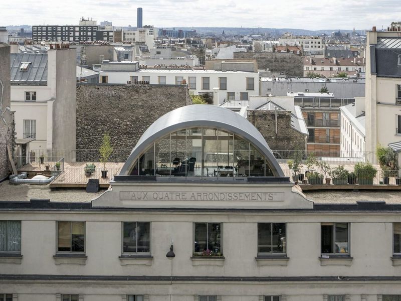 Urban Rooftop Oasis