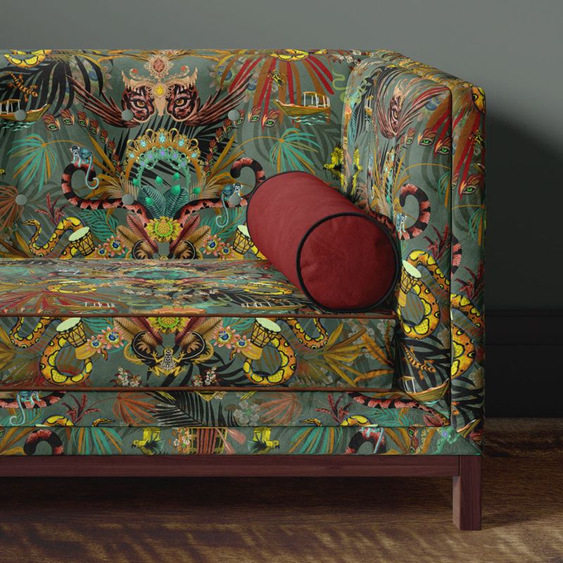Upholstered Pieces in Unexpected Fabrics