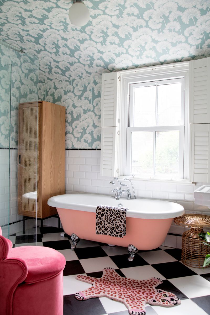 Vintage Floral Ceiling Treatment