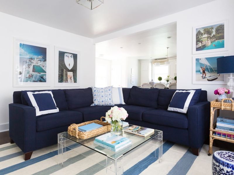 Fading Away: Navy Blue