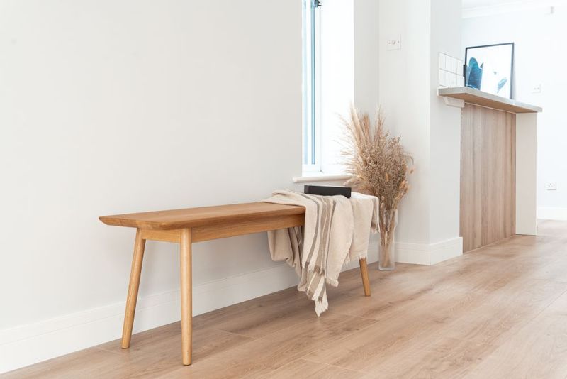 Scandinavian Wood Bench