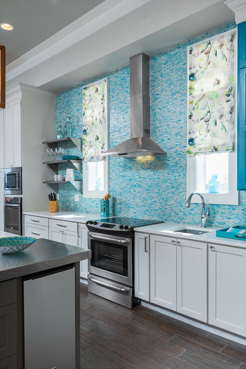 Turquoise Glass Tile