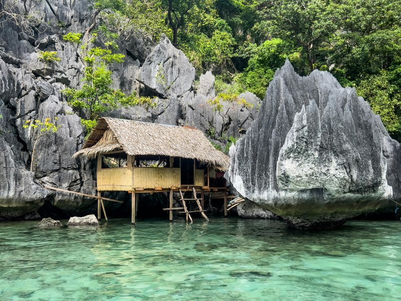 Philippine Island Bamboo Shacks