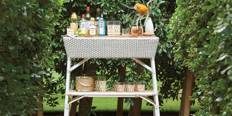 Bar Cart Garden Station