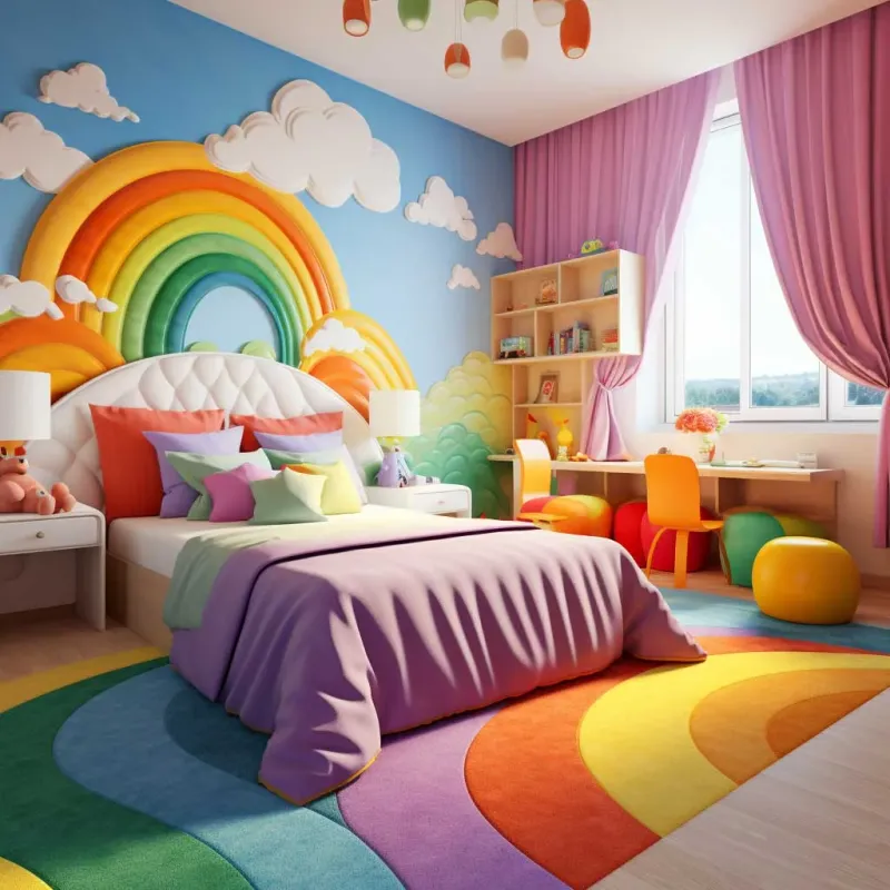 Embrace Colorful Patterns For Kids' Rooms