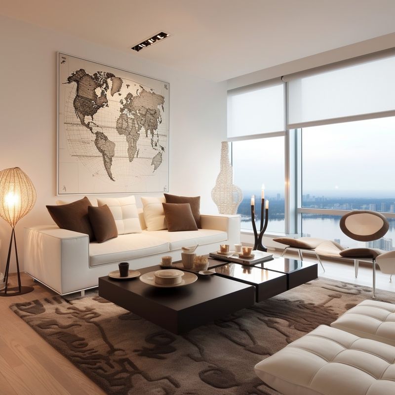 Pair Brown with Crisp White for Contrast