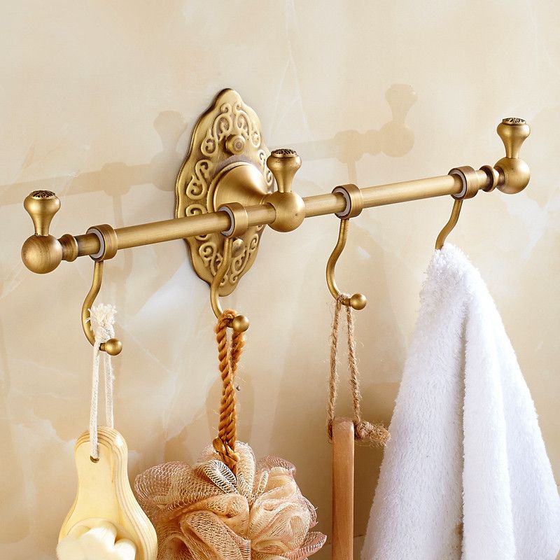 Install Brass Towel Bars In Bathrooms