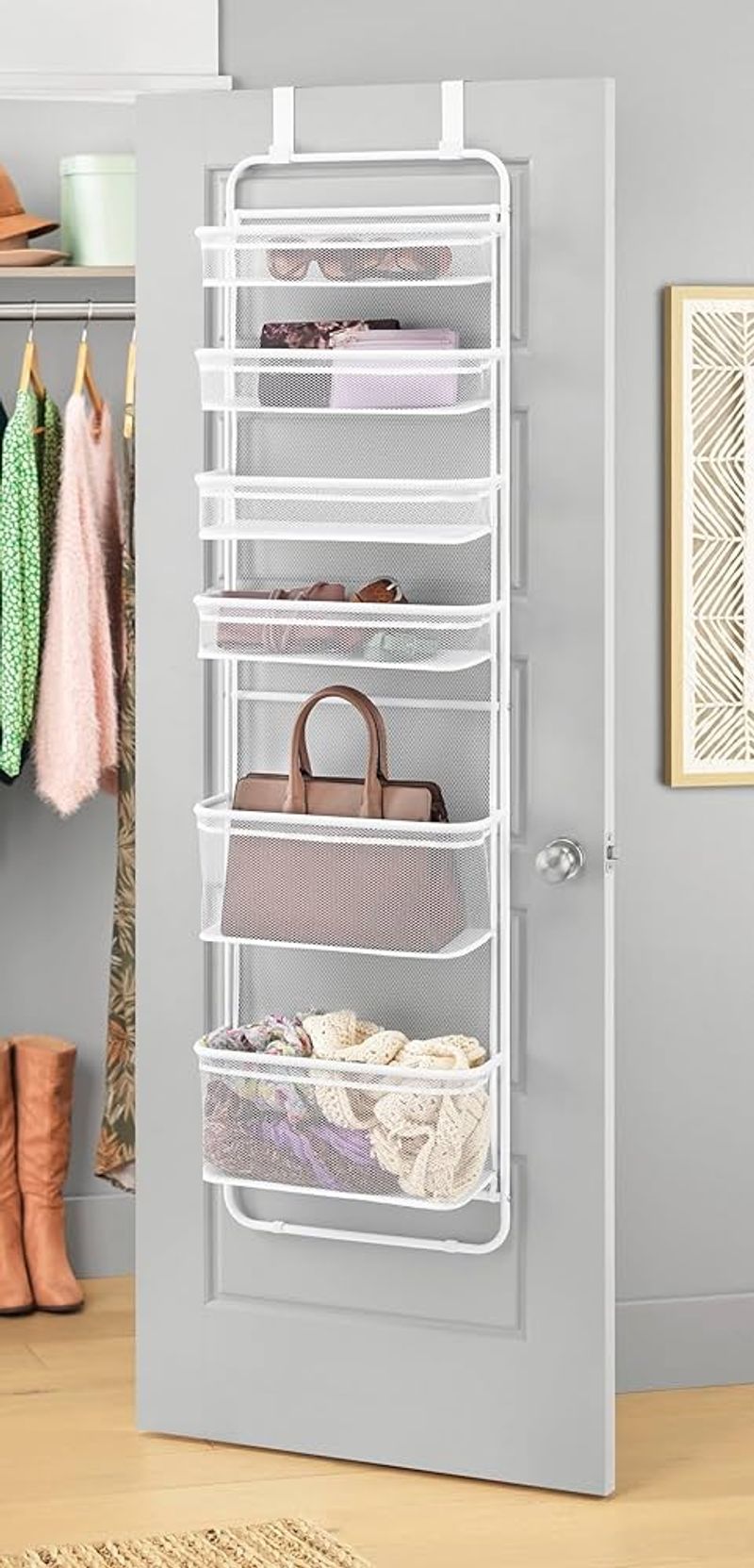Add Door-Mounted Organizers