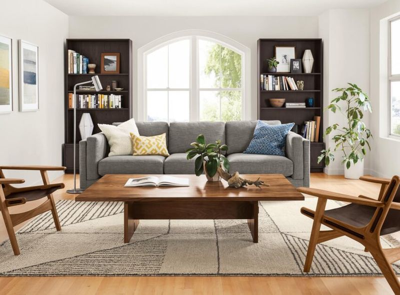 11. Blend Wood Floors with Furniture Hues