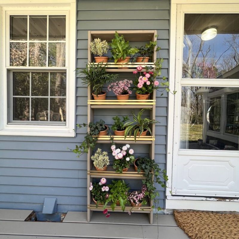 Repurpose a Bookshelf as a Herb Garden