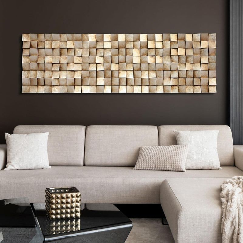 Include three-dimensional pieces for texture