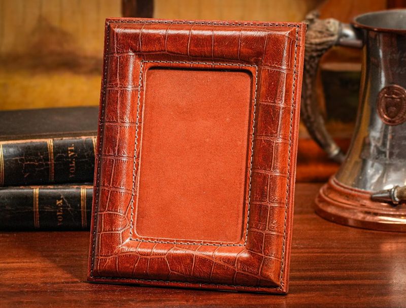 Nostalgic Leather Picture Frames