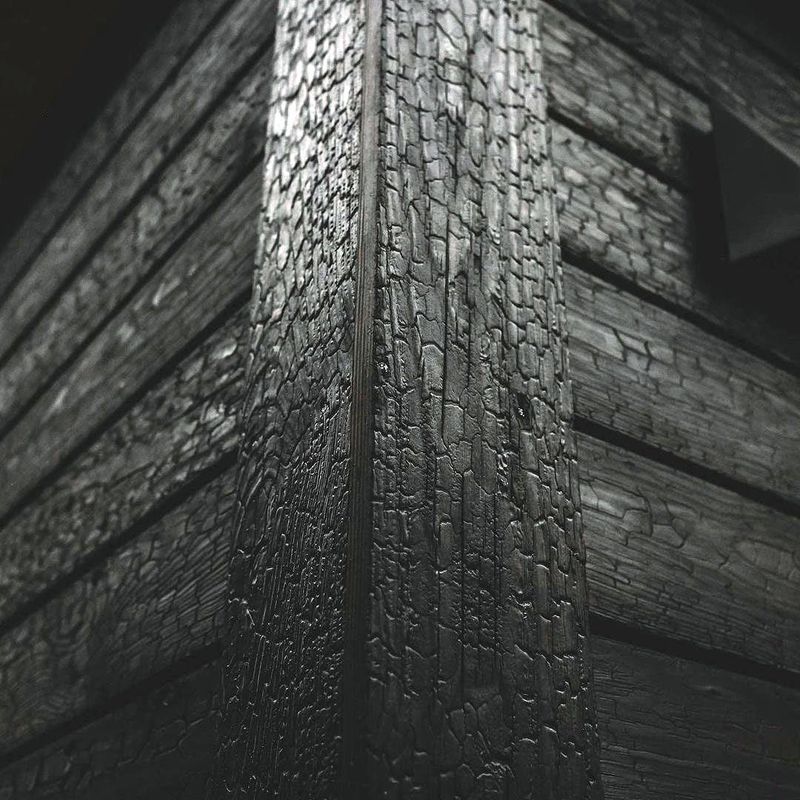 Charred Wood Accents