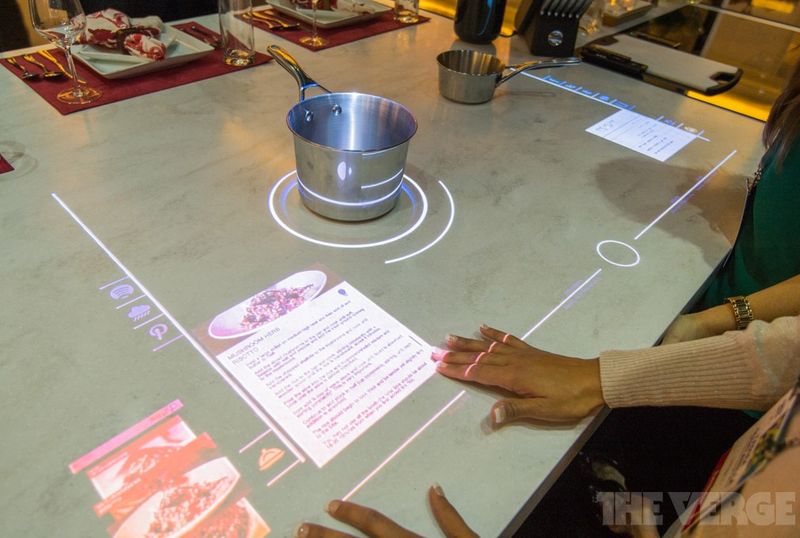 Countertops That Display Digital Recipes
