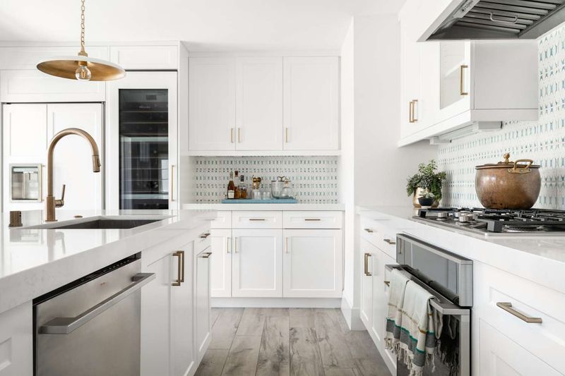 All-White Kitchens