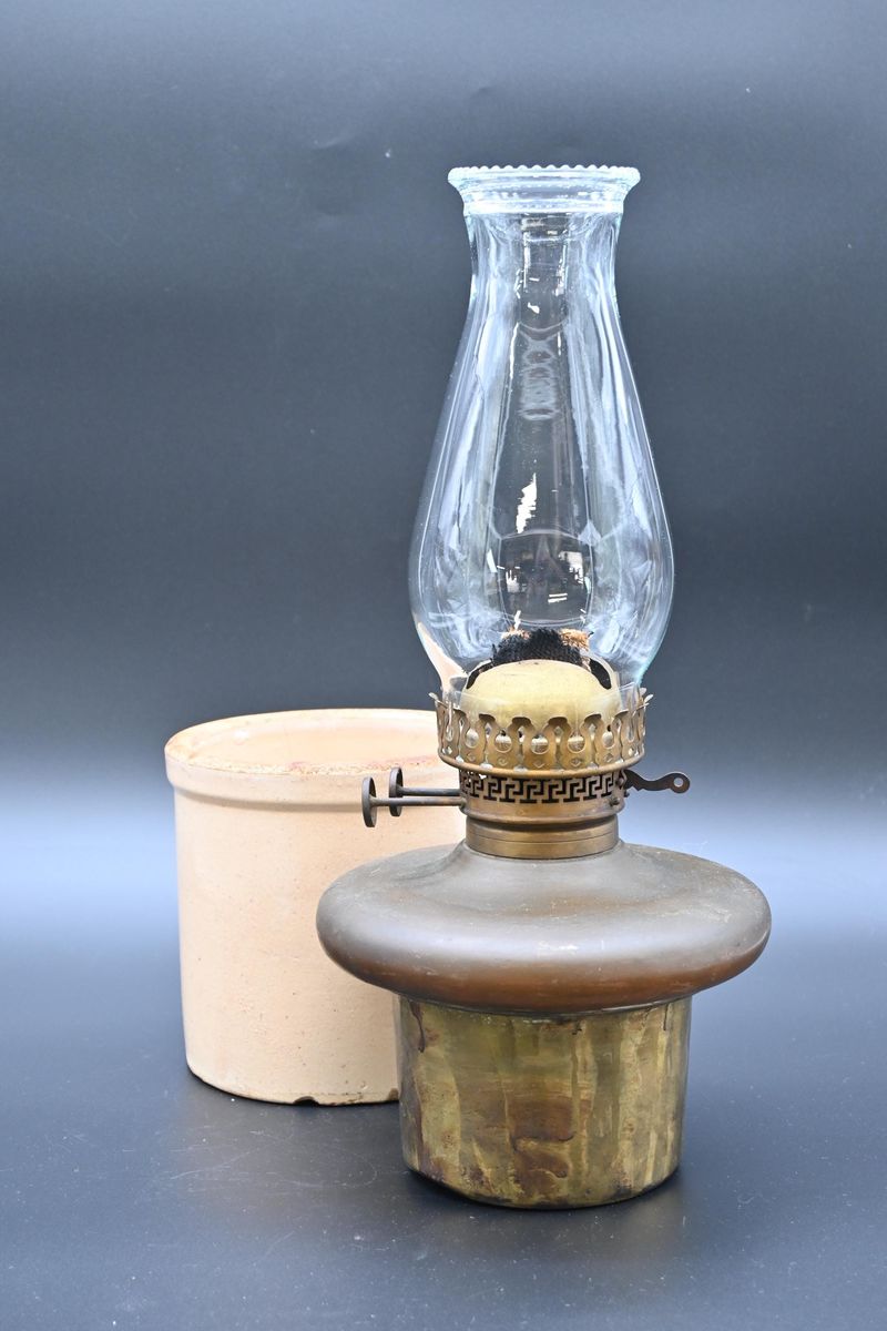 Antique Oil Lamps With Original Wicks
