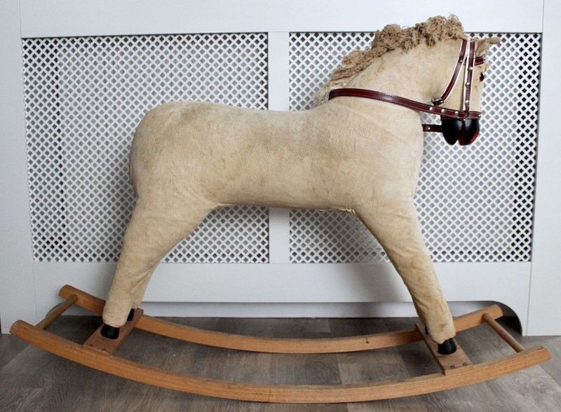 Antique Rocking Horses With Loose Joints