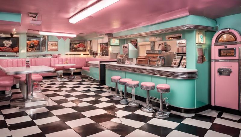 Retro Diner-Inspired Space