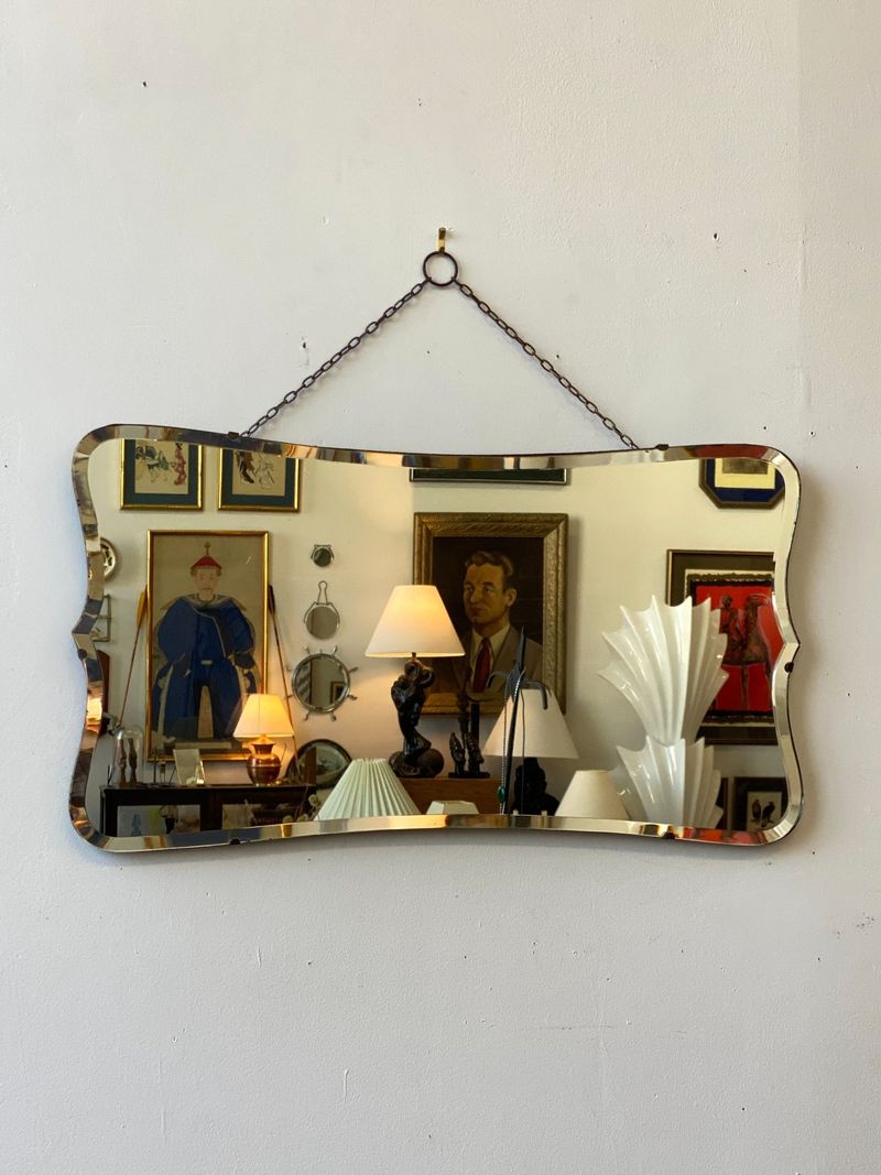Scalloped Edge Mirrors
