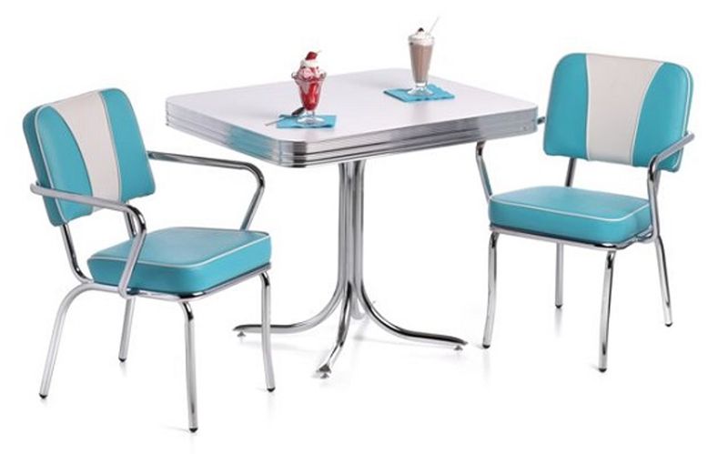 Vinyl and Chrome Seating