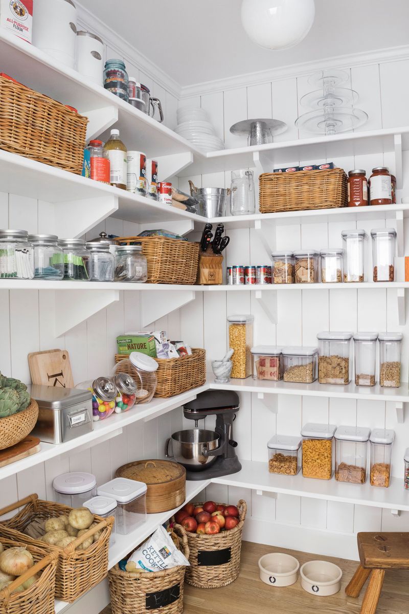 Walk-In Pantries with Custom Organization