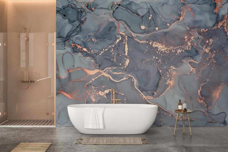 Metallic Accent Walls