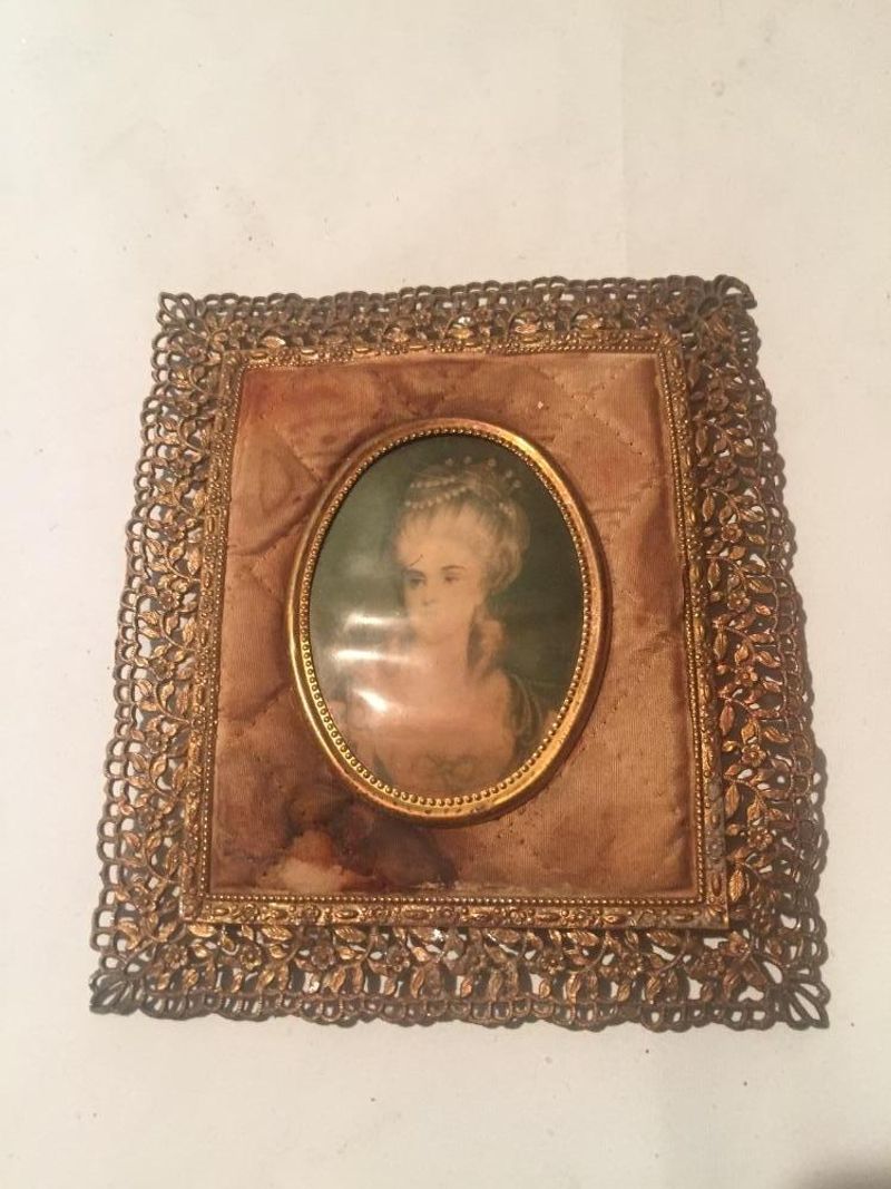 Ornate Victorian Picture Frames With Original Glass