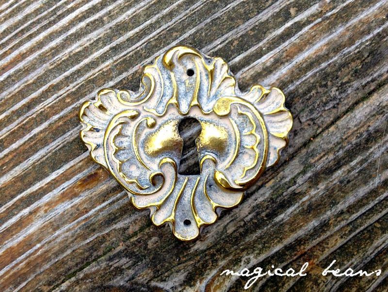 Brass Keyhole Escutcheons