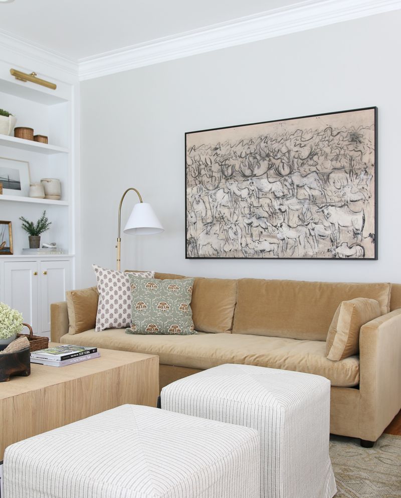 Oversized Art As Focal Point