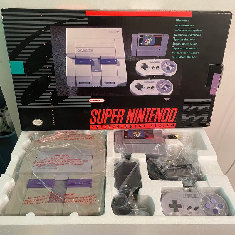 Retro Video Games In Original Packaging