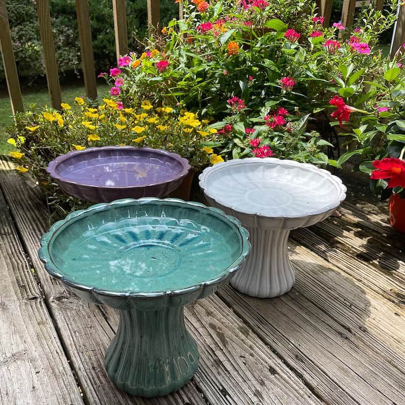 Ceramic Bird Baths
