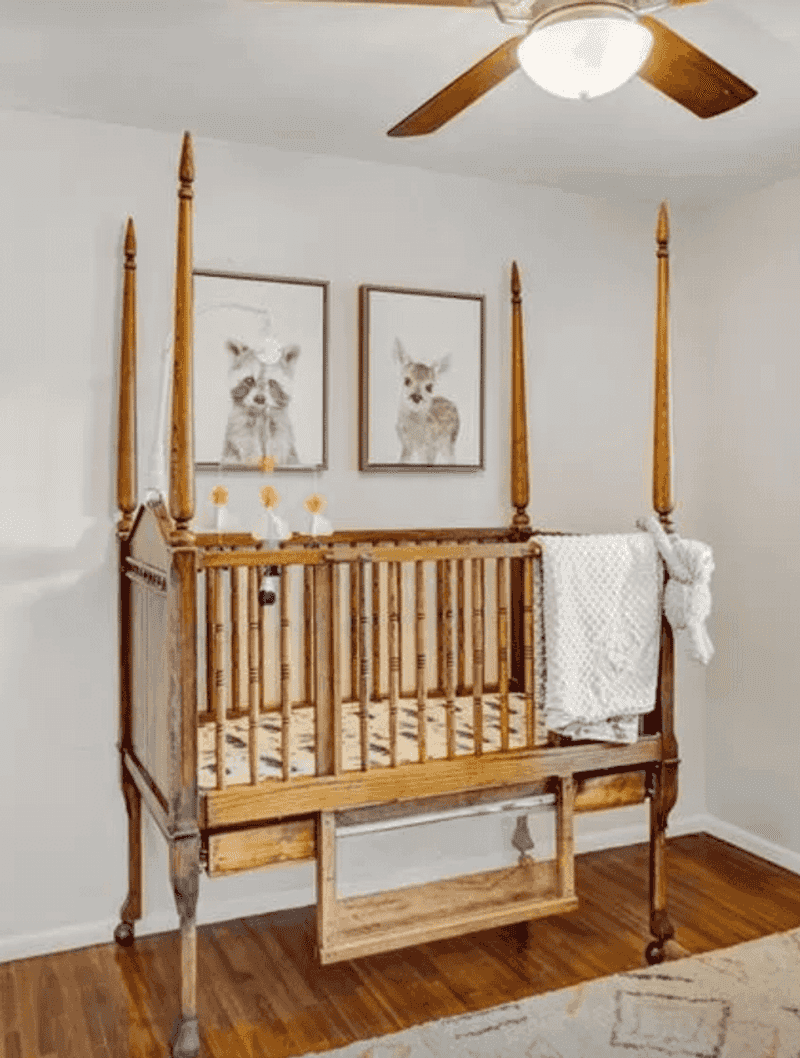 Victorian Era Baby Cribs And High Chairs